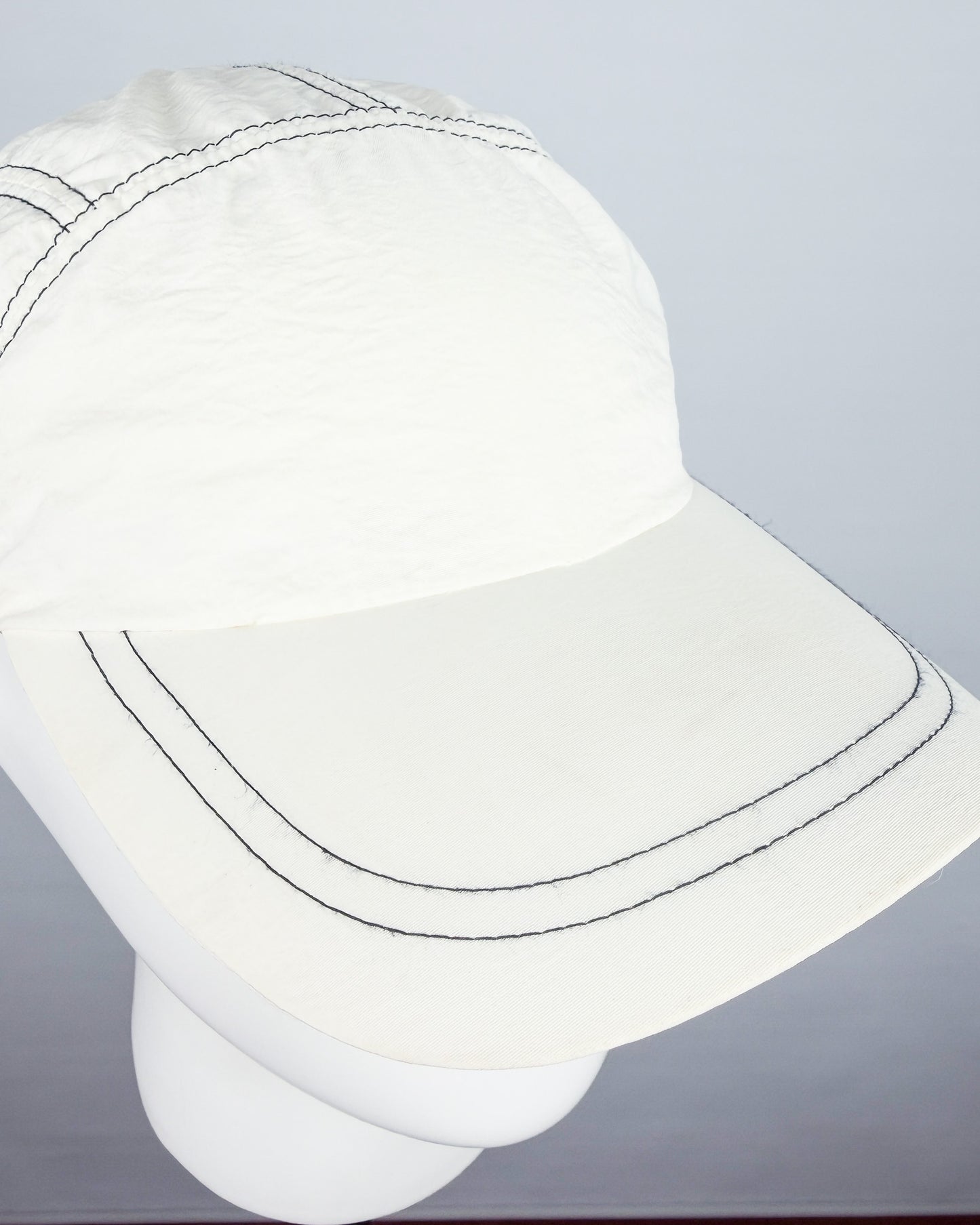 90's Moschino Mare 5 Panel Cap - White/Navy