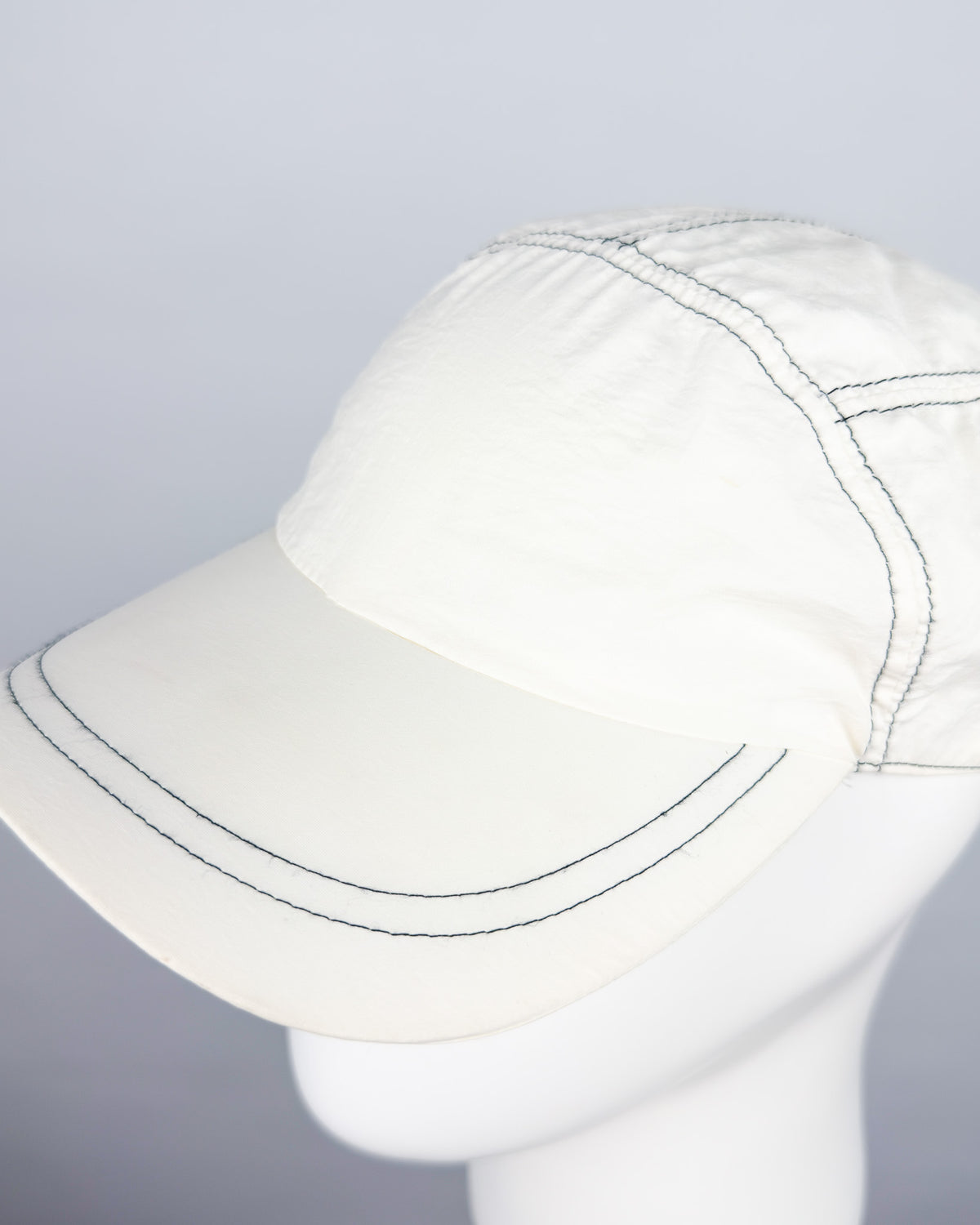 90's Moschino Mare 5 Panel Cap - White/Navy