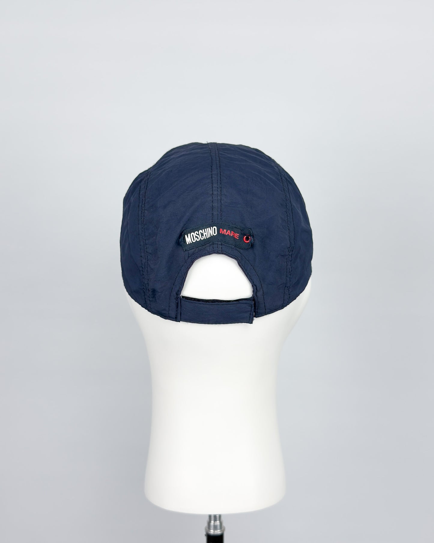90's Moschino Mare 5 Panel Cap - Navy