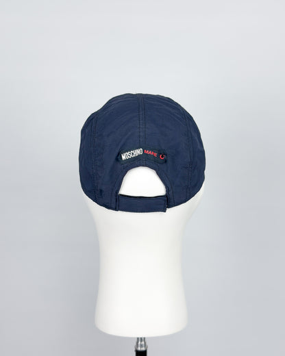 90's Moschino Mare 5 Panel Cap - Navy
