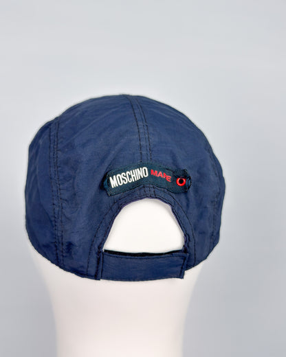 90's Moschino Mare 5 Panel Cap - Navy