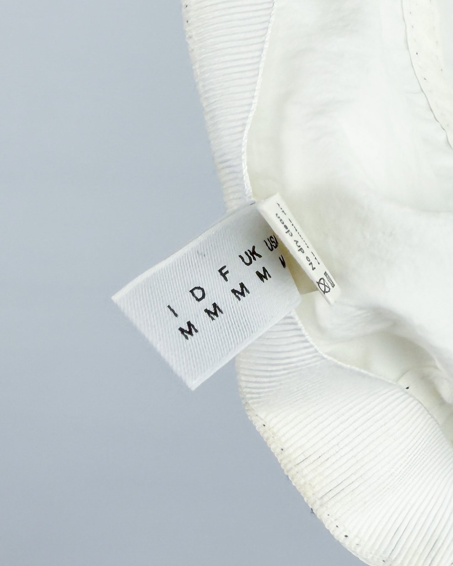 90's Moschino Mare 5 Panel Cap - White/Navy