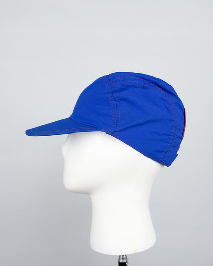 90's Moschino Mare 'Sea Lover' 5 Panel Cap - Royal Blue/Red
