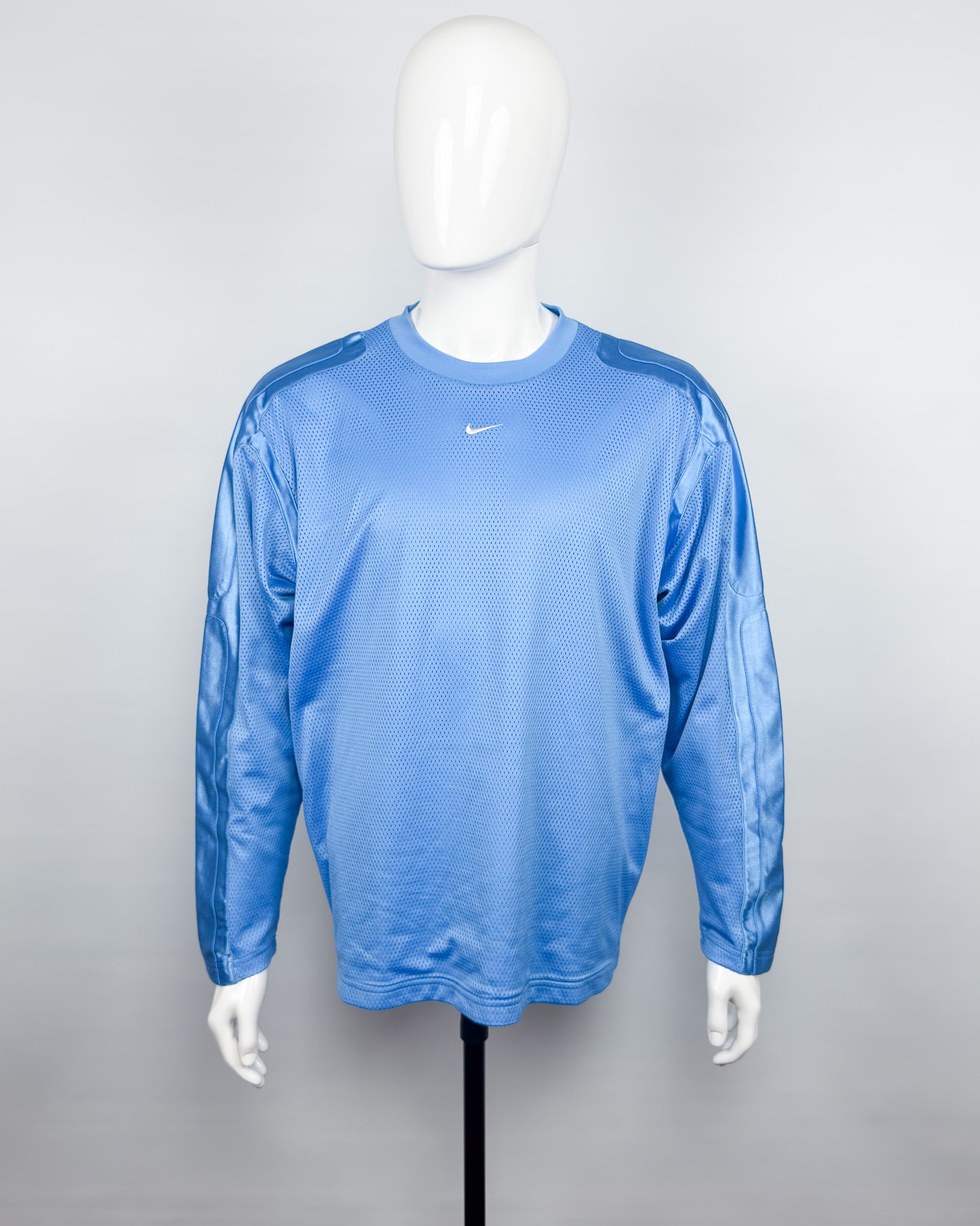 Nike Early 2000's Mesh Satin Sweatshirt - Size: Large