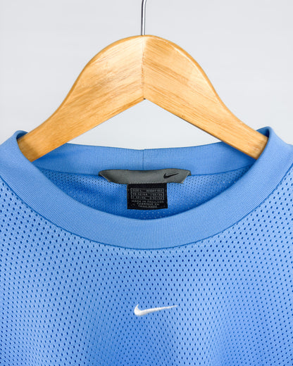 Nike Early 2000's Mesh Satin Sweatshirt - Size: Large