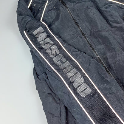 Moschino Mare Reflective Bomber Track Jacket - Size: Medium