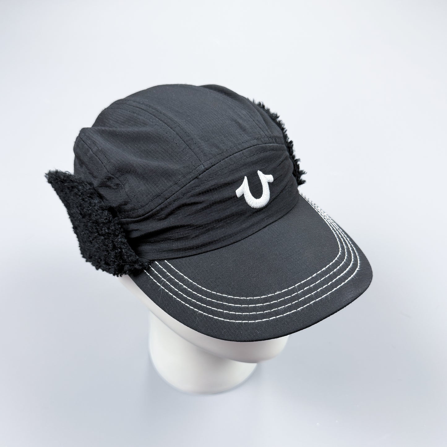 True Religion Trapper / Dog Ear Fleece Sherpa Cap