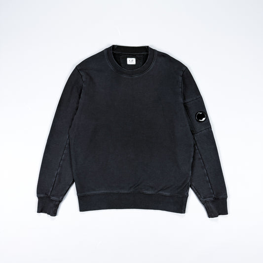 CP Company Classic Black Crewneck Sweatshirt - Size: Small