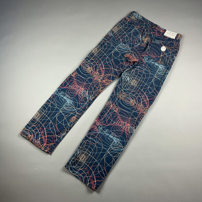 Moschino 'Millennium' Print Jeans - Size: 32"