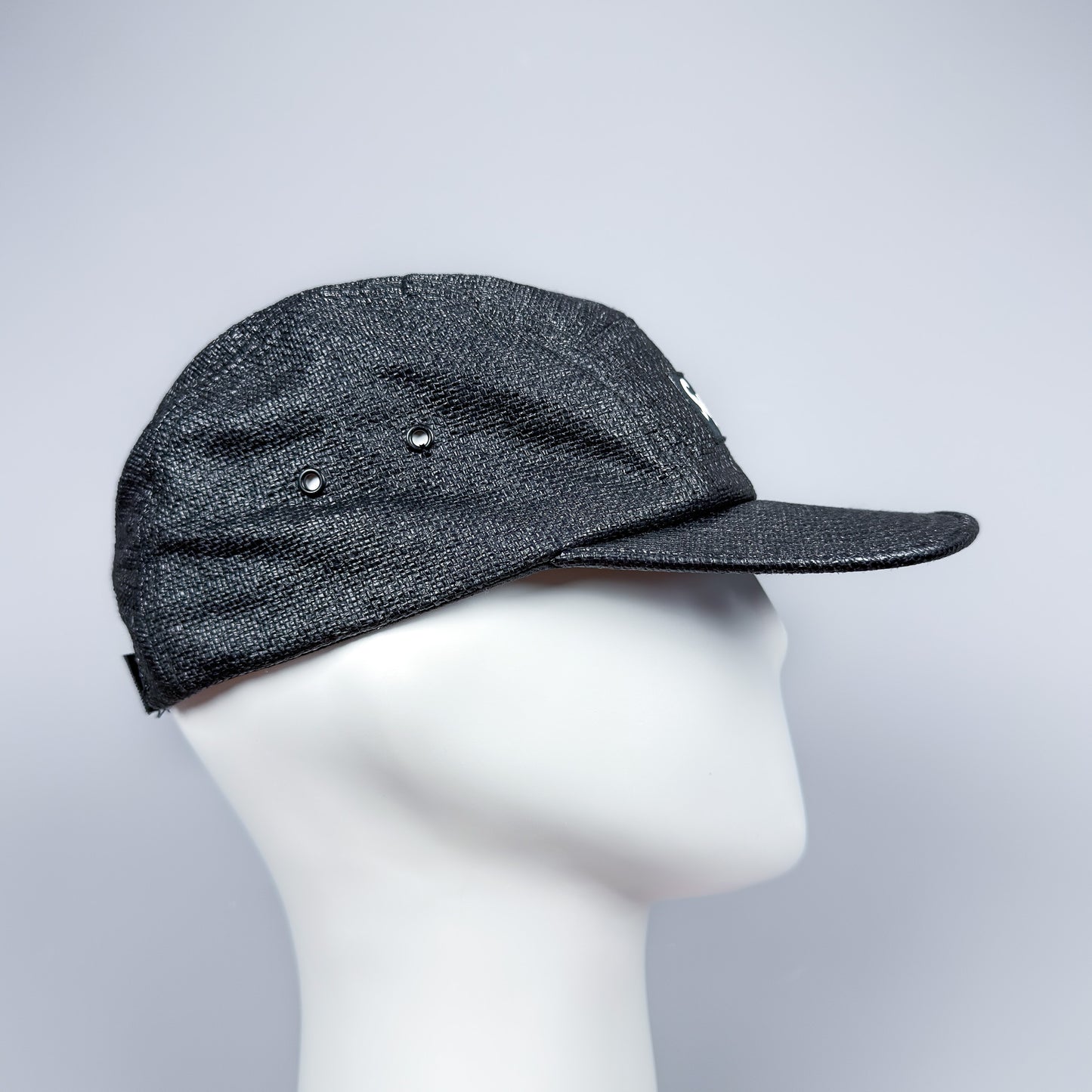 Supreme Black Box Logo 'Raffia' Cap Black