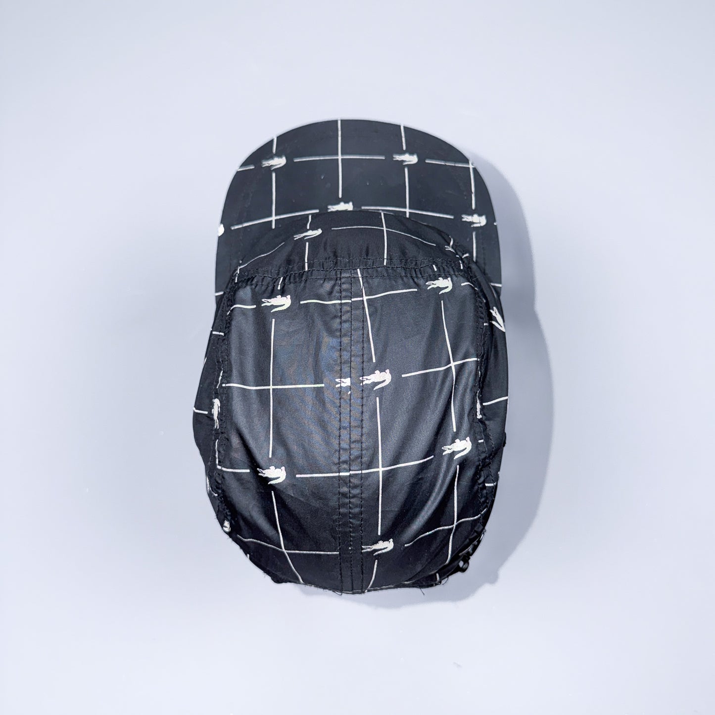 Lacoste x Supreme Reflective Grid Cap Black