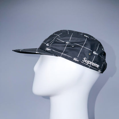 Lacoste x Supreme Reflective Grid Cap Black