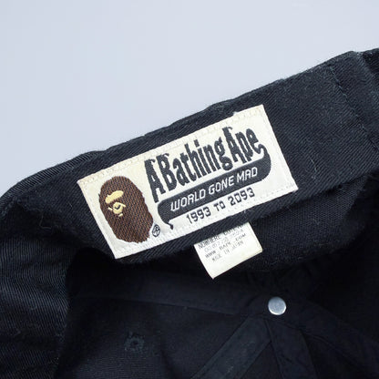 BAPE A Bathing Ape Logo Cap Black