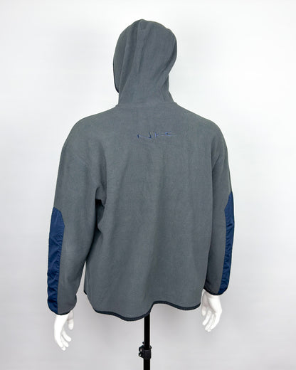 FW2000 Nike Ninja Graffiti Fleece Quarter Zip Hoodie / Jacket - Size: Medium