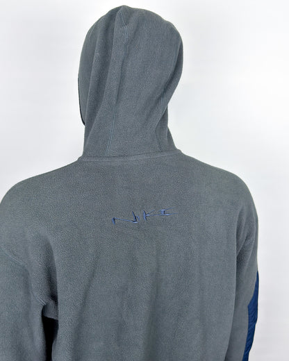 FW2000 Nike Ninja Graffiti Fleece Quarter Zip Hoodie / Jacket - Size: Medium