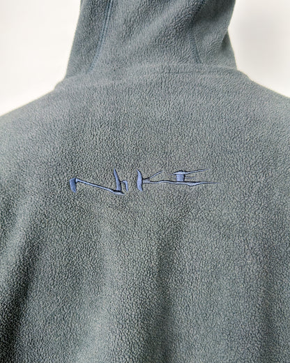 FW2000 Nike Ninja Graffiti Fleece Quarter Zip Hoodie / Jacket - Size: Medium