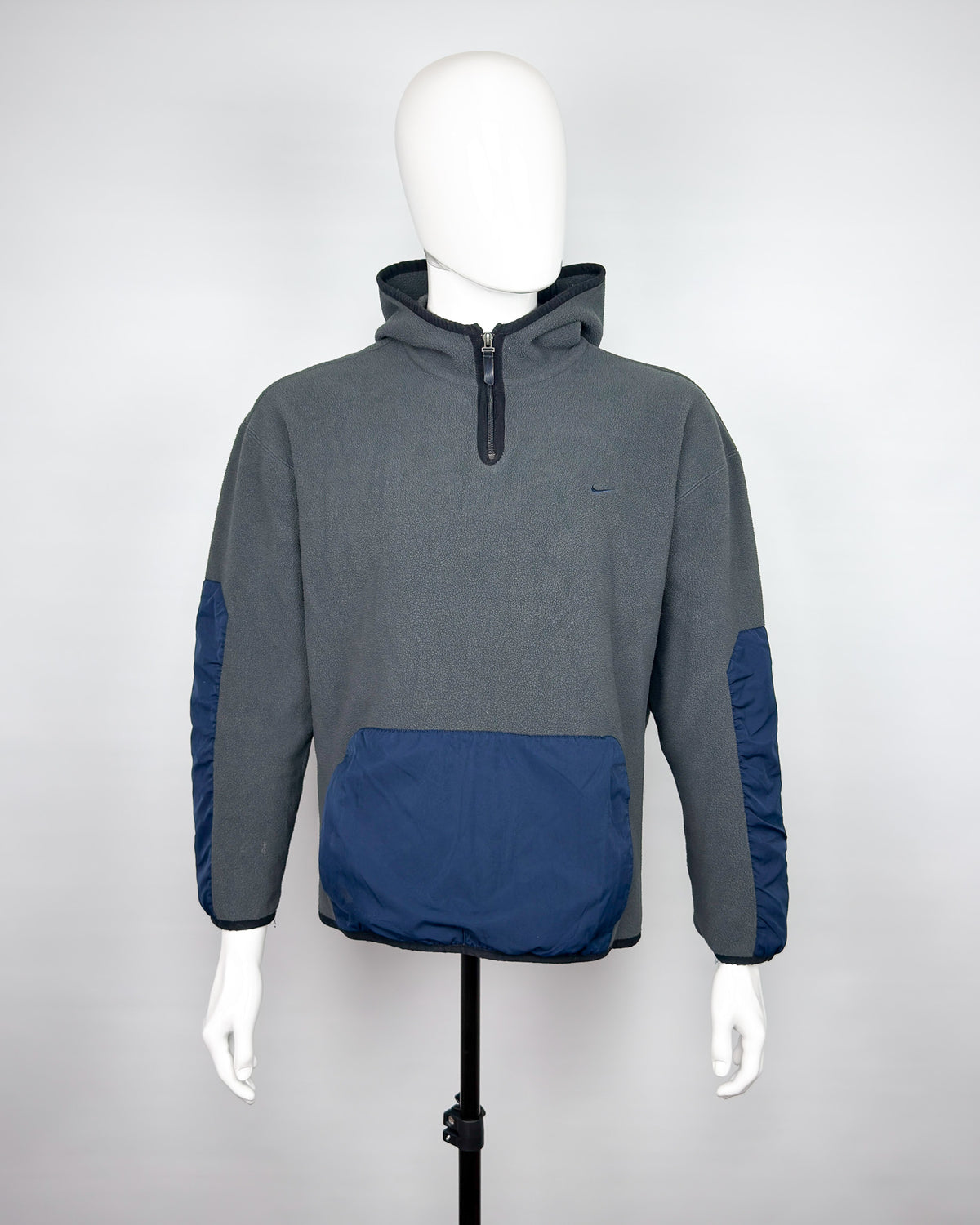 FW2000 Nike Ninja Graffiti Fleece Quarter Zip Hoodie / Jacket - Size: Medium