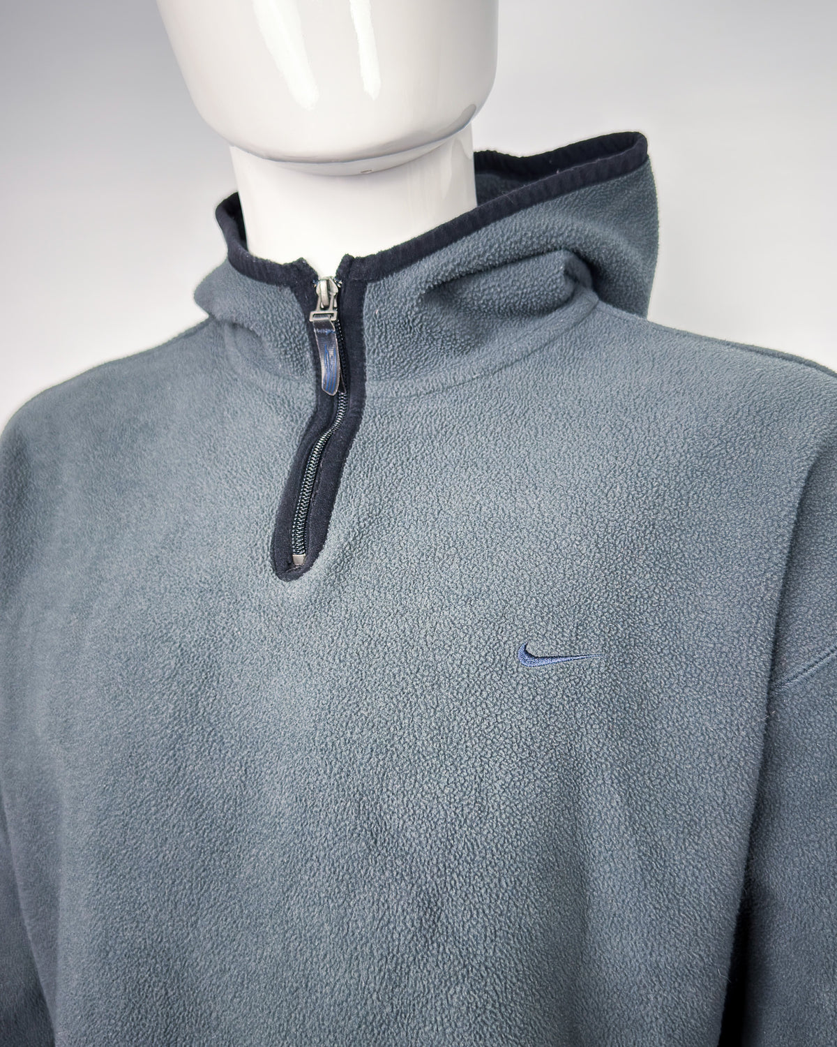 FW2000 Nike Ninja Graffiti Fleece Quarter Zip Hoodie / Jacket - Size: Medium