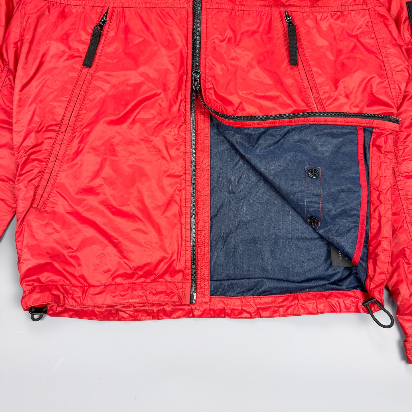 Stone Island Micro Rip Stop 7 Den / Tyvek® Shield Jacket - Size: Small