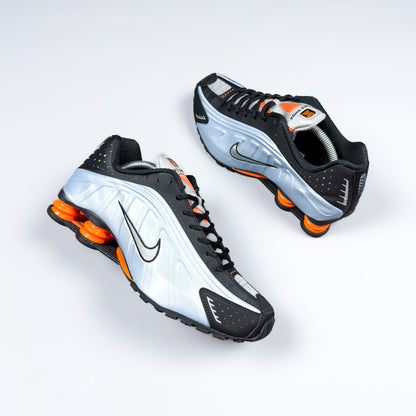 Nike Shox R4 'Blue Tint, Total Orange' - Size: UK9/US11.5