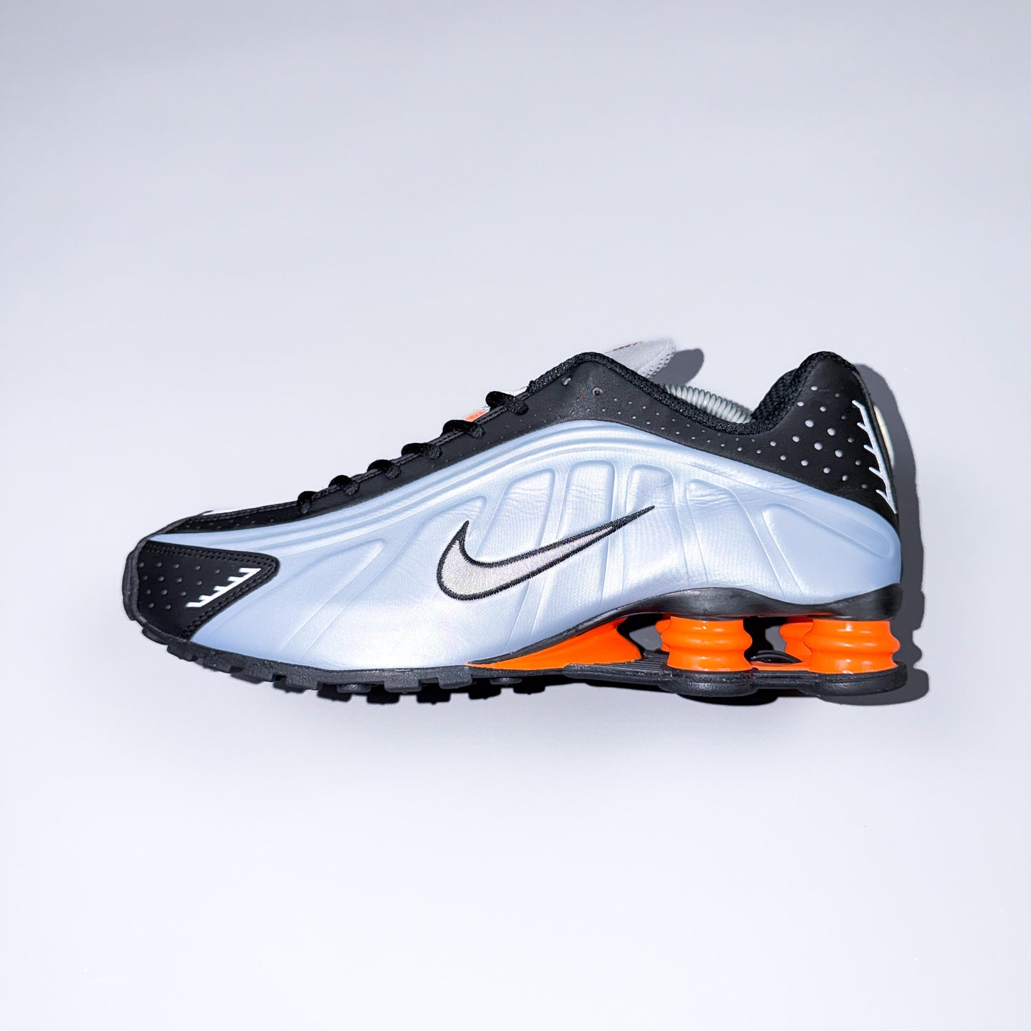 Nike Shox R4 'Blue Tint, Total Orange' - Size: UK9/US11.5