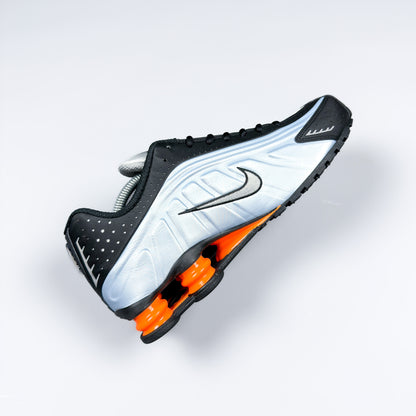 Nike Shox R4 'Blue Tint, Total Orange' - Size: UK9/US11.5