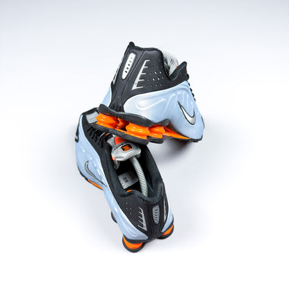 Nike Shox R4 'Blue Tint, Total Orange' - Size: UK9/US11.5