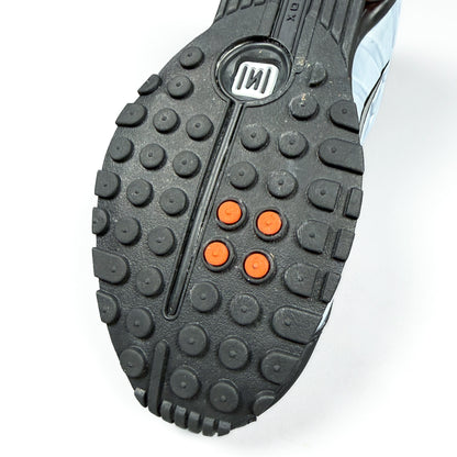 Nike Shox R4 'Blue Tint, Total Orange' - Size: UK9/US11.5