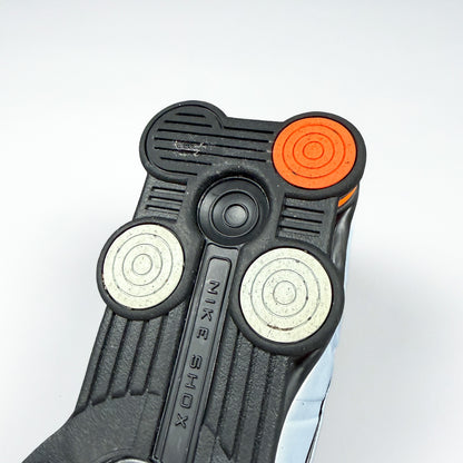 Nike Shox R4 'Blue Tint, Total Orange' - Size: UK9/US11.5