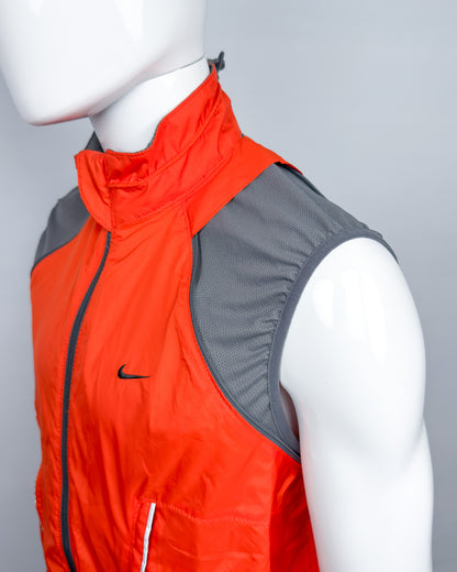 FW2002 Nike Clima-fit Lightweight Removable Sleeves Jacket - Size: Large