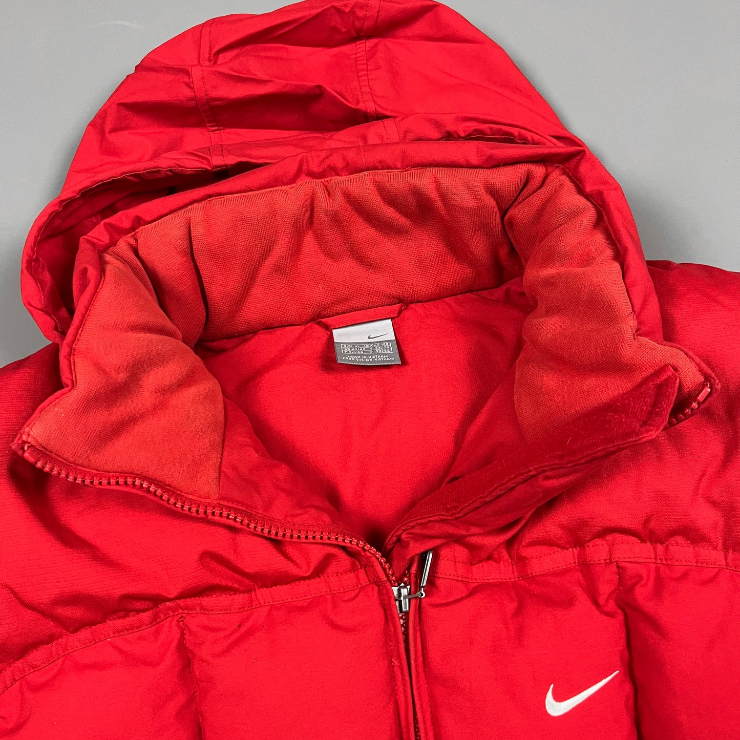 Nike Early 2000's Puffer Gilet Jacket - Red - Size XL