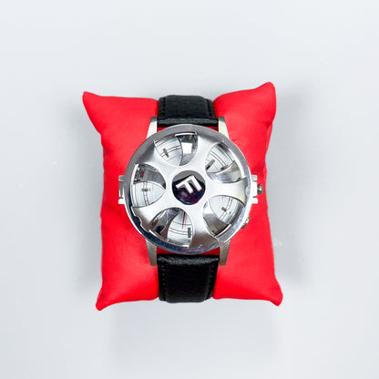 FUBU Spinning Alloy Wheel Watch