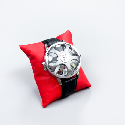 FUBU Spinning Alloy Wheel Watch