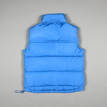 Nike Early 2000's Puffer Gilet Jacket - Sky Blue - Size Small