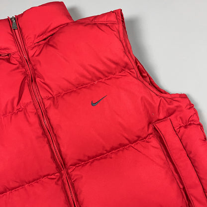 Nike Early 2000's Puffer Gilet Jacket - Size Medium