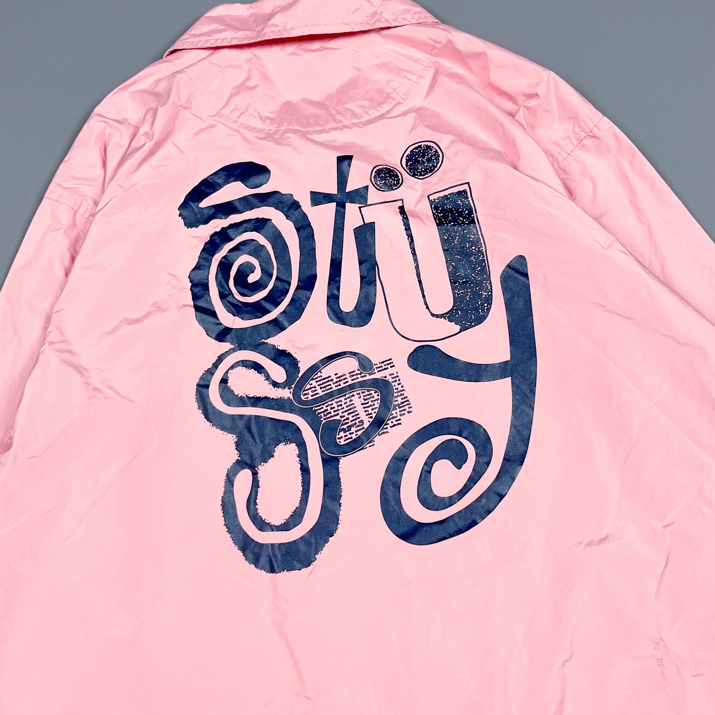 Stüssy Pink Coach Jacket - Size: Large