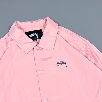 Stüssy Pink Coach Jacket - Size: Large