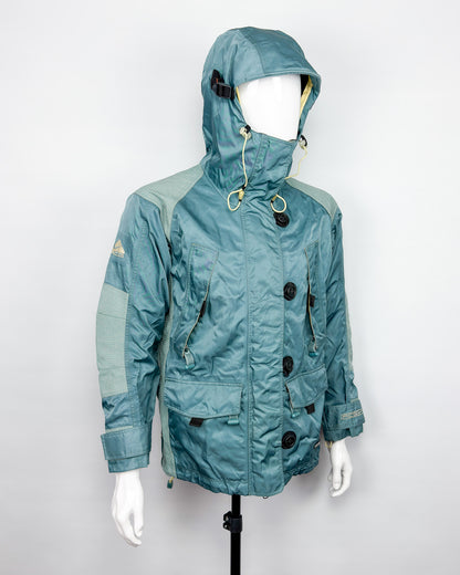 FW1998 Nike ACG Petrol Green Heavyweight Duffle Snowboard/Skii Jacket - Fits Medium