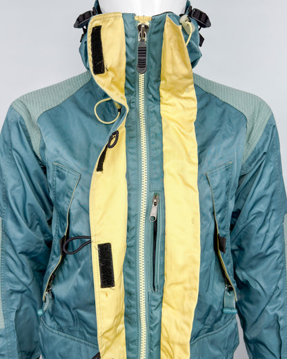 FW1998 Nike ACG Petrol Green Heavyweight Duffle Snowboard/Skii Jacket - Fits Medium