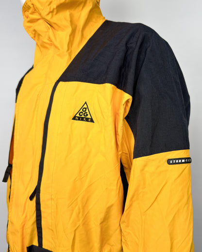 FW1996 Nike ACG Storm-fit Snowboard/Skii Jacket - Yellow / Black - Size: Medium