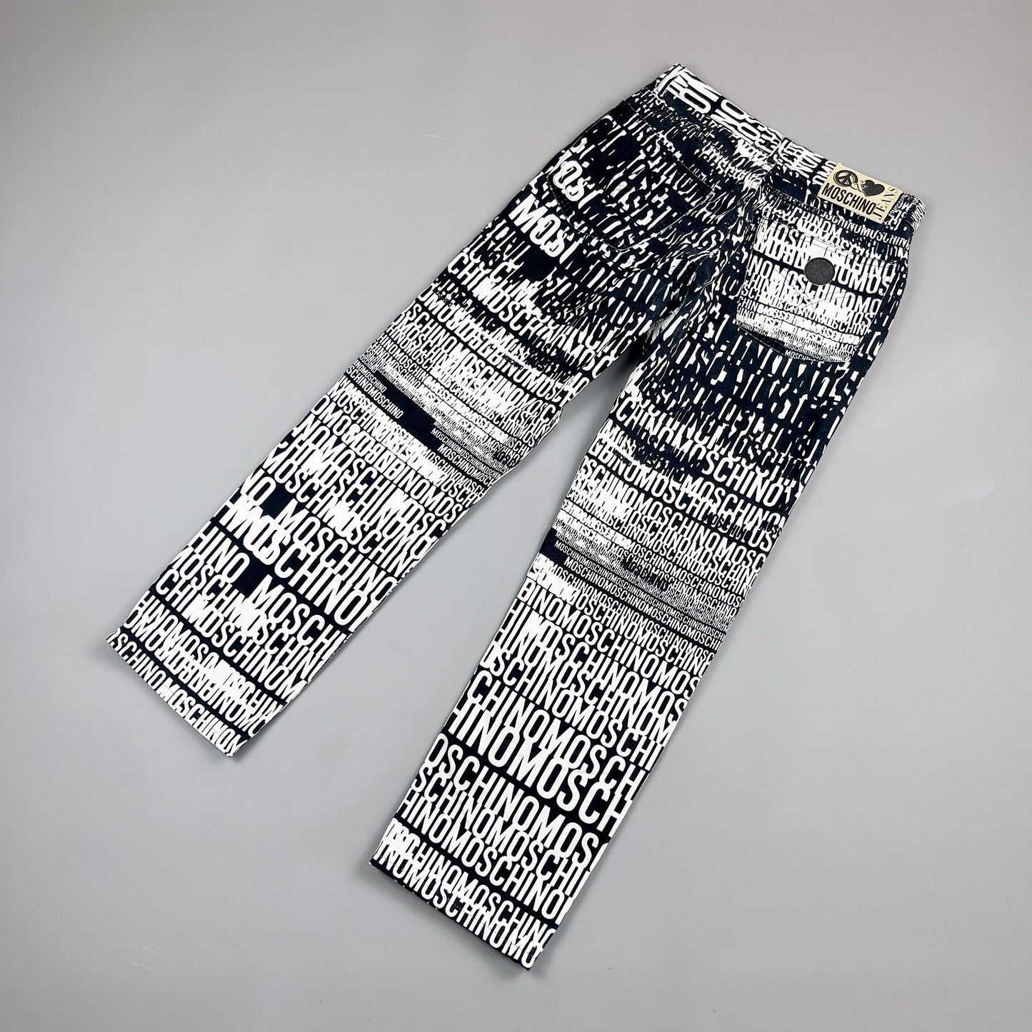 Moschino Jeans 'Crazy' All Over Print - Size: 32"