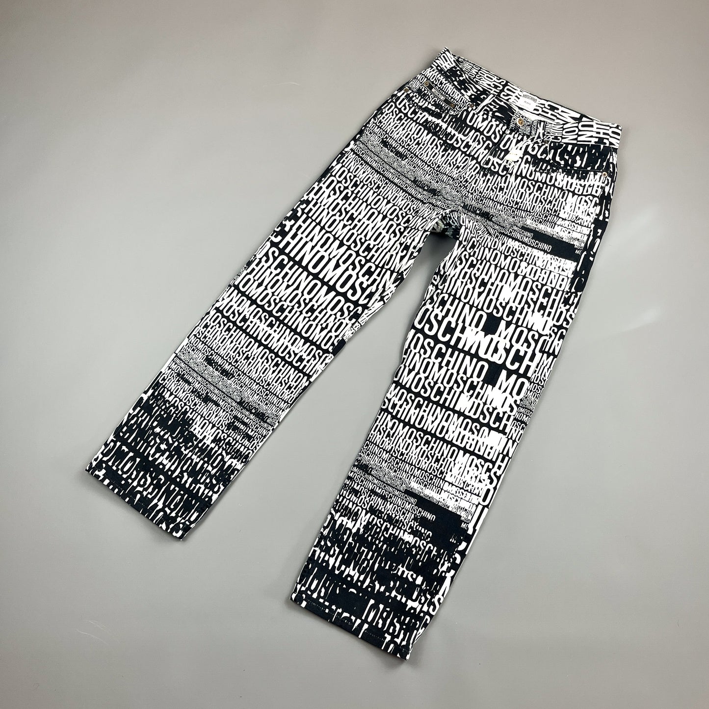 Moschino Jeans 'Crazy' All Over Print - Size: 32"