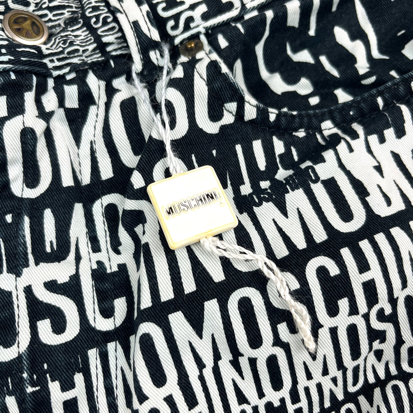 Moschino Jeans 'Crazy' All Over Print - Size: 32"