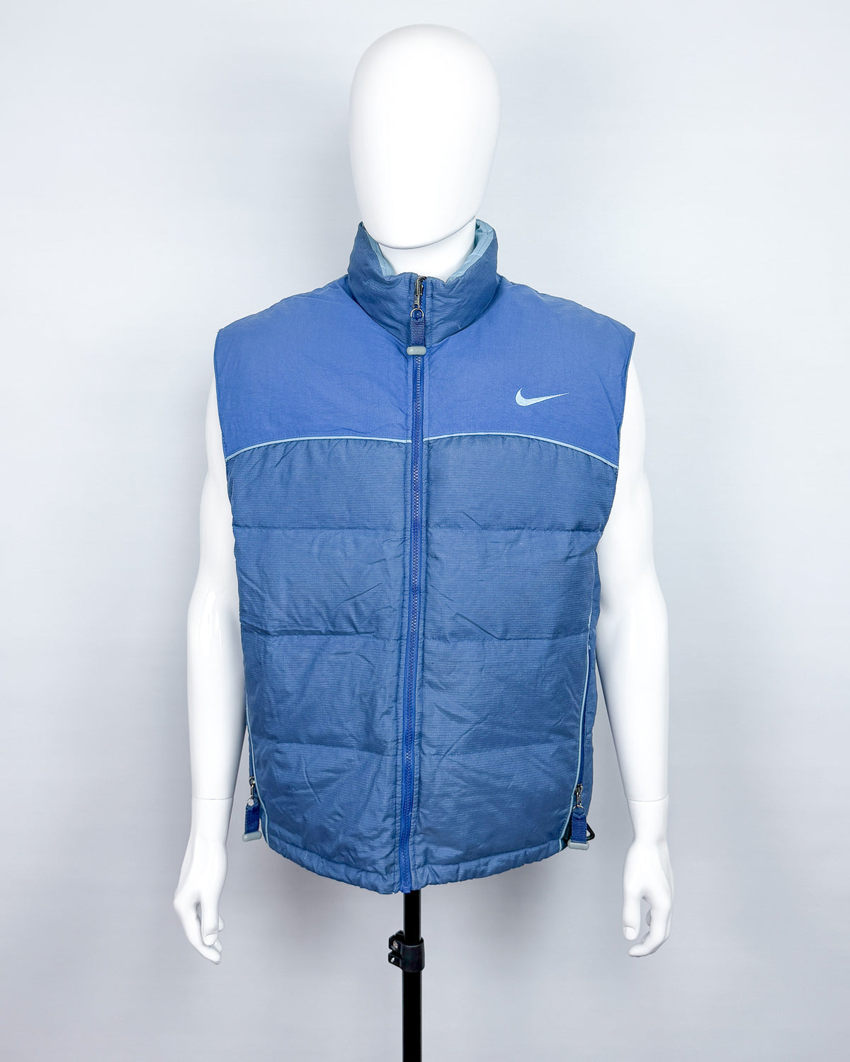 FW1997 Nike ACG Rip-stop Piping Puffer Gilet Vest - Size: Large