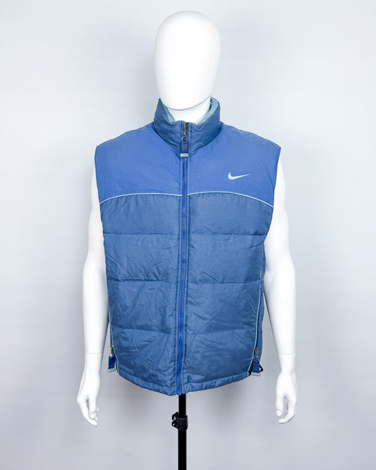 FW1997 Nike ACG Rip-stop Piping Puffer Gilet Vest - Size: Large
