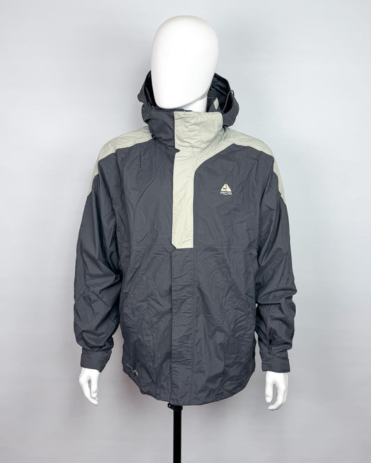 SS2006 Nike ACG Storm-fit Heavy Duty Jacket - Grey / Light Grey - Size: XL