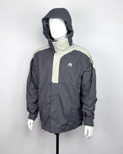 SS2006 Nike ACG Storm-fit Heavy Duty Jacket - Grey / Light Grey - Size: XL