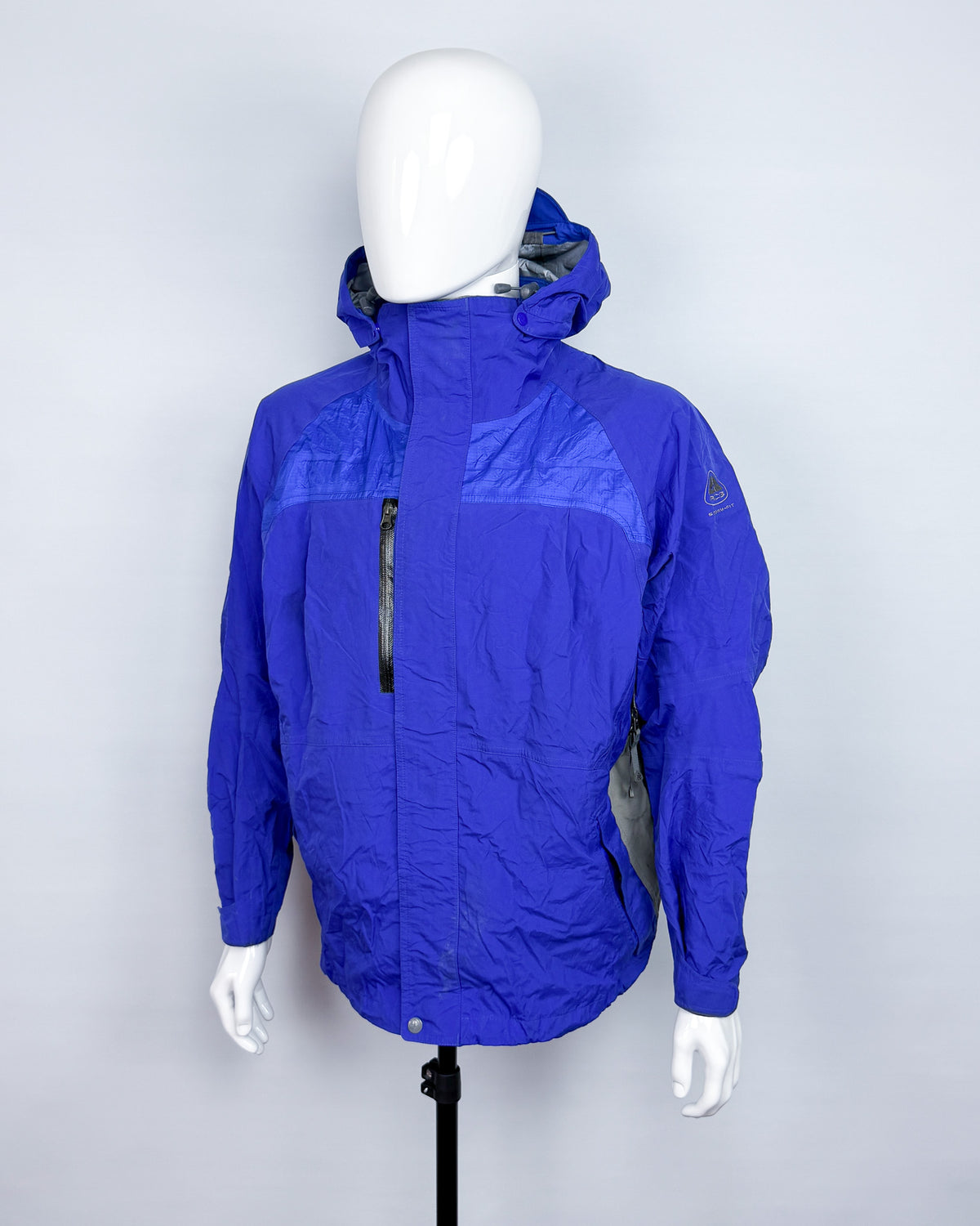 FW2002 Nike ACG Storm-fit Taped Seams Jacket - Blue / Grey - Size: Medium