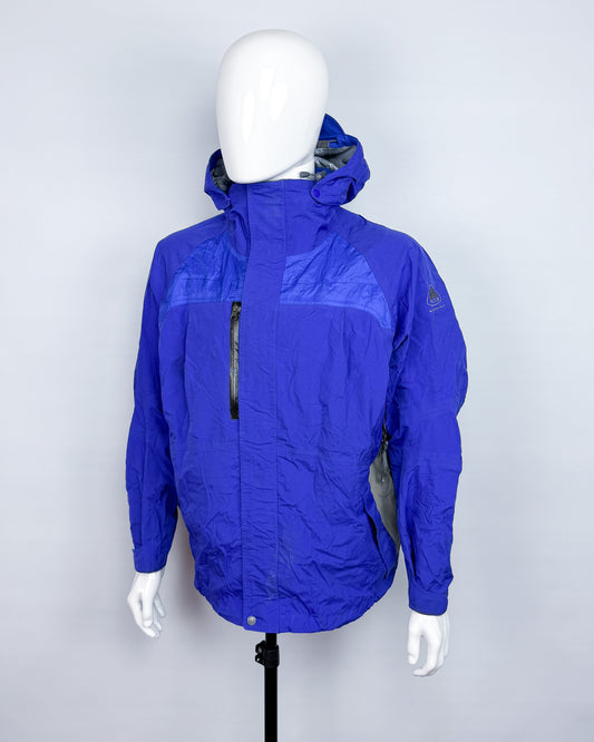 FW2002 Nike ACG Storm-fit Taped Seams Jacket - Blue / Grey - Size: Medium