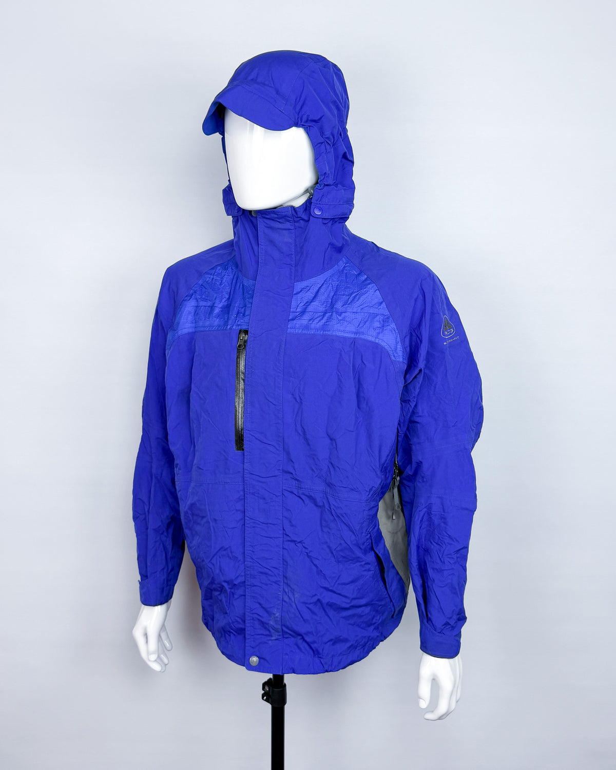 FW2002 Nike ACG Storm-fit Taped Seams Jacket - Blue / Grey - Size: Medium